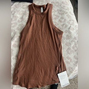 Lululemon Hold Tight Tank Top in Brown